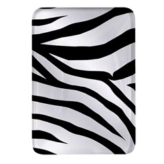 White Tiger Skin Rectangular Glass Fridge Magnet (4 Pack) by Ket1n9