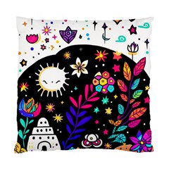 Rainbow Fun Cute Minimal Doodle Standard Cushion Case (one Side) by Bedest