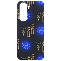 Background Doodles Candles Graphic Samsung Galaxy S24 Plus 6 7 Inch Black Tpu Uv Case by Bedest