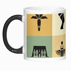 Egyptian Flat Style Icons Morph Mug by Bedest