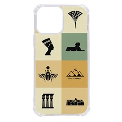 Egyptian Flat Style Icons Iphone 13 Pro Max Tpu Uv Print Case by Bedest