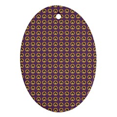 Olimedpurp Oval Ornament (two Sides)