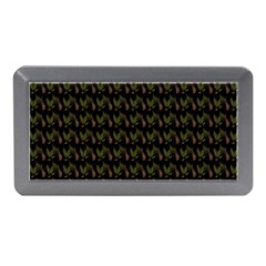 Fern Pattern 2 Black Memory Card Reader (mini) by snowwhitegirl