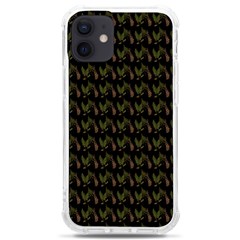 Fern Pattern 2 Black Iphone 12 Mini Tpu Uv Print Case	 by snowwhitegirl