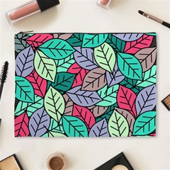 Pattern Leaves Background Nature Cosmetic Bag (xl) by Proyonanggan