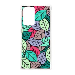 Pattern Leaves Background Nature Samsung Galaxy Note 20 Ultra Tpu Uv Case by Proyonanggan