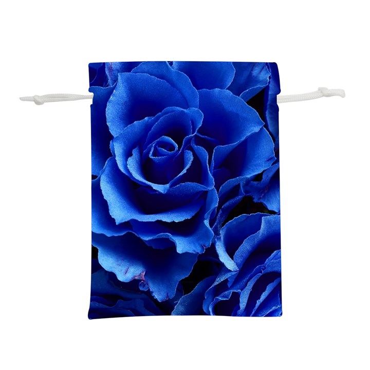 Roses Flowers Plant Romance Lightweight Drawstring Pouch (L)