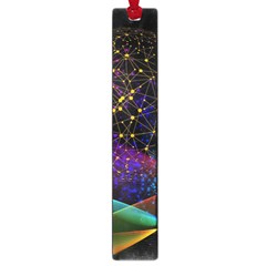 Particles Waves Line Multicoloured Large Book Marks by Proyonanggan