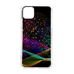 Particles Waves Line Multicoloured Iphone 11 Pro Max 6 5 Inch Tpu Uv Print Case by Proyonanggan