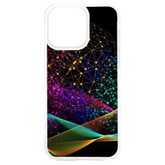 Particles Waves Line Multicoloured Iphone 15 Plus Tpu Uv Print Case by Proyonanggan