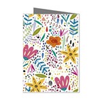 Flowers Nature Wallpaper Background Mini Greeting Cards (Pkg of 8) Left