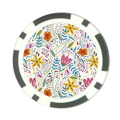 Flowers Nature Wallpaper Background Poker Chip Card Guard