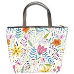 Flowers Nature Wallpaper Background Bucket Bag Back