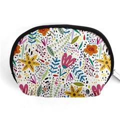 Flowers Nature Wallpaper Background Accessory Pouch (medium) by Proyonanggan