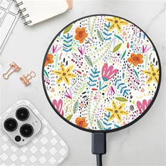 Flowers Nature Wallpaper Background Wireless Fast Charger(black) by Proyonanggan