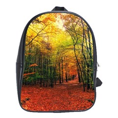 Forest Woods Autumn Nature School Bag (large) by Proyonanggan