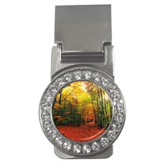 Forest Woods Autumn Nature Money Clips (cz)  by Proyonanggan