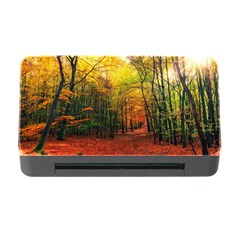 Forest Woods Autumn Nature Memory Card Reader With Cf by Proyonanggan