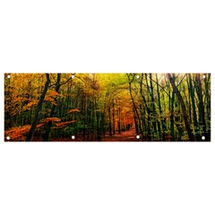 Forest Woods Autumn Nature Banner And Sign 9  X 3 