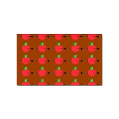 Apple Arrow Pattern Design Drawing Sticker (rectangular) by Proyonanggan