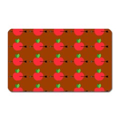 Apple Arrow Pattern Design Drawing Magnet (rectangular) by Proyonanggan