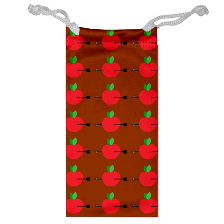 Apple Arrow Pattern Design Drawing Jewelry Bag