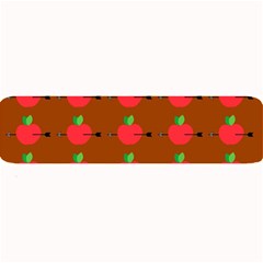 Apple Arrow Pattern Design Drawing Large Bar Mat by Proyonanggan