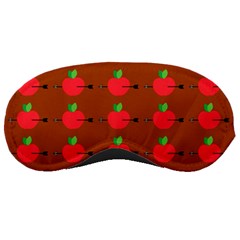 Apple Arrow Pattern Design Drawing Sleep Mask by Proyonanggan