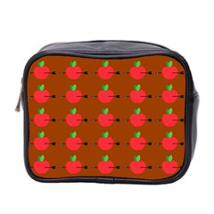 Apple Arrow Pattern Design Drawing Mini Toiletries Bag (two Sides) by Proyonanggan