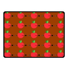 Apple Arrow Pattern Design Drawing Fleece Blanket (small) by Proyonanggan