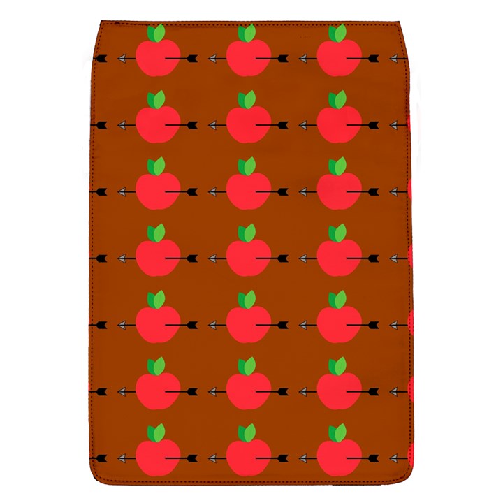 Apple Arrow Pattern Design Drawing Removable Flap Cover (L)