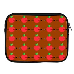 Apple Arrow Pattern Design Drawing Apple Ipad 2/3/4 Zipper Cases by Proyonanggan