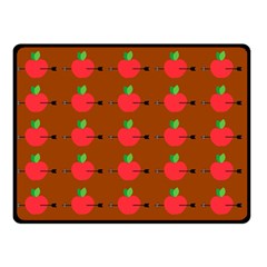 Apple Arrow Pattern Design Drawing Two Sides Fleece Blanket (small) by Proyonanggan