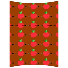 Apple Arrow Pattern Design Drawing Back Support Cushion by Proyonanggan