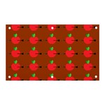 Apple Arrow Pattern Design Drawing Banner and Sign 5  x 3  Front