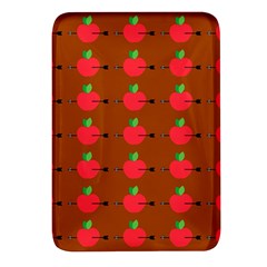 Apple Arrow Pattern Design Drawing Rectangular Glass Fridge Magnet (4 Pack) by Proyonanggan