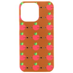 Apple Arrow Pattern Design Drawing Iphone 15 Pro Max Black Uv Print Pc Hardshell Case by Proyonanggan