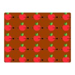 Apple Arrow Pattern Design Drawing Two Sides Premium Plush Fleece Blanket (Mini) 35 x27  Blanket Front