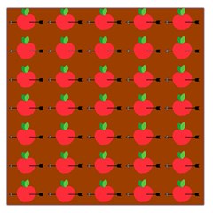 Apple Arrow Pattern Design Drawing Square Satin Scarf (36  X 36 ) by Proyonanggan