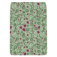 Swirls Foliage Leaves Green Removable Flap Cover (s) by Proyonanggan