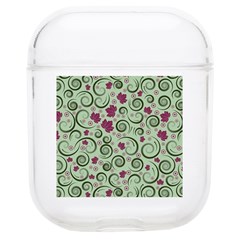 Swirls Foliage Leaves Green Soft Tpu Airpods 1/2 Case by Proyonanggan