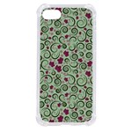 Swirls Foliage Leaves Green iPhone SE Front