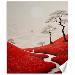 Trees Forest Path Canvas 20  X 24  by Proyonanggan