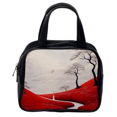 Trees Forest Path Classic Handbag (one Side) by Proyonanggan