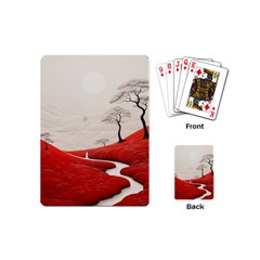 Trees Forest Path Playing Cards Single Design (mini)