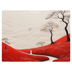 Trees Forest Path Two Sides Premium Plush Fleece Blanket (baby Size) by Proyonanggan