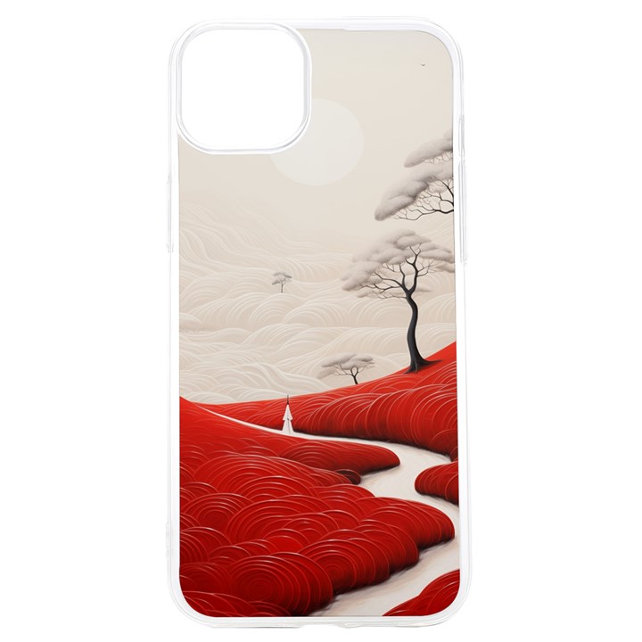 Trees Forest Path iPhone 15 Pro TPU UV Print Case