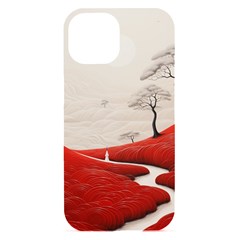 Trees Forest Path Iphone 15 Black Uv Print Pc Hardshell Case by Proyonanggan