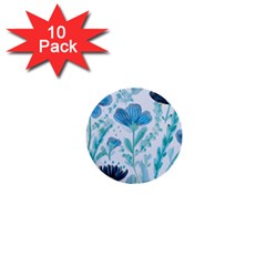 Flowers Petals Bloom 1  Mini Buttons (10 Pack)  by Proyonanggan