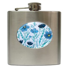 Flowers Petals Bloom Hip Flask (6 Oz) by Proyonanggan